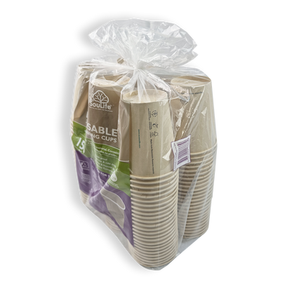 Bamboo Pulp Cups 150PC