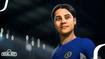 In-game image from EA FC 24 of Sam Kerr close-up in her blue Chelsea strip.
