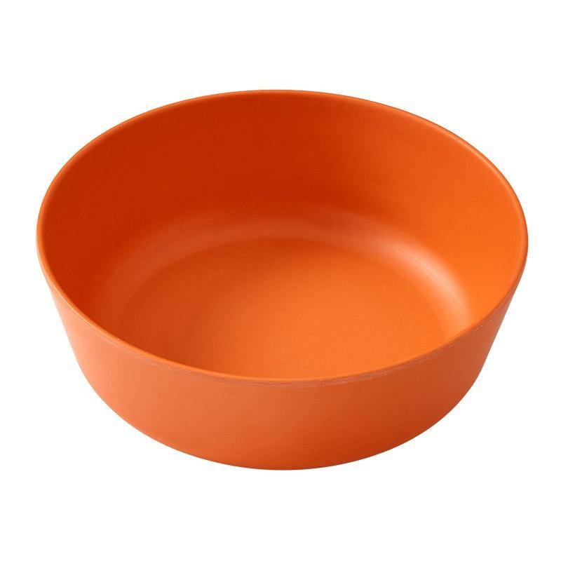 EcoSouLife Orange Biodegradable 18 Oz Bowl All Natural Material