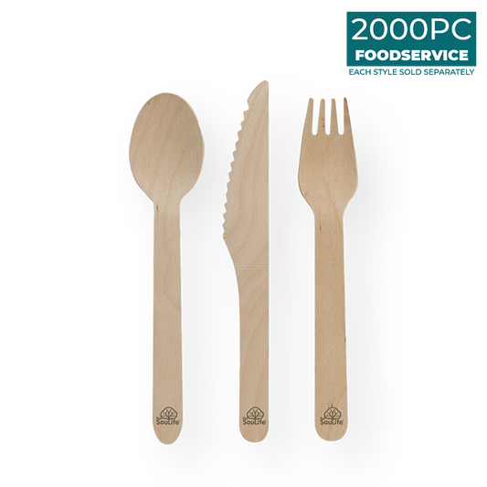 Wooden Cutlery 2000PC