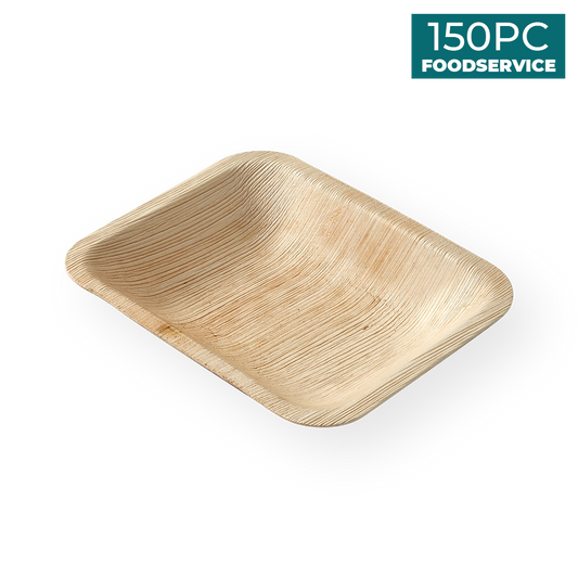 Areca Nut Leaf Rectangular Plate 150PC