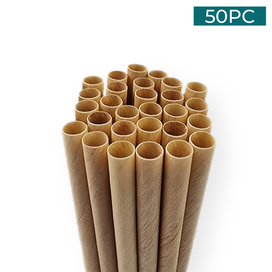 Wooden Straws 50PC